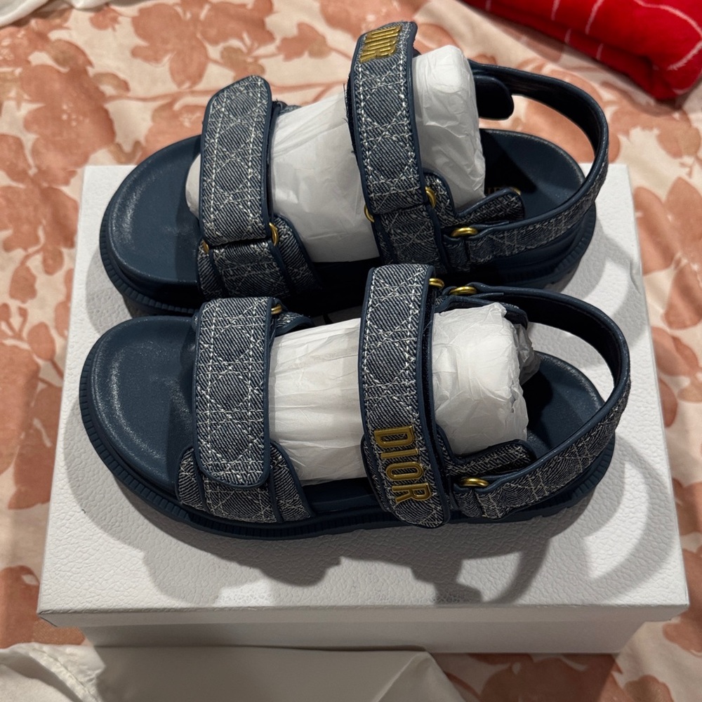 Dior women Denim Blue Sandals